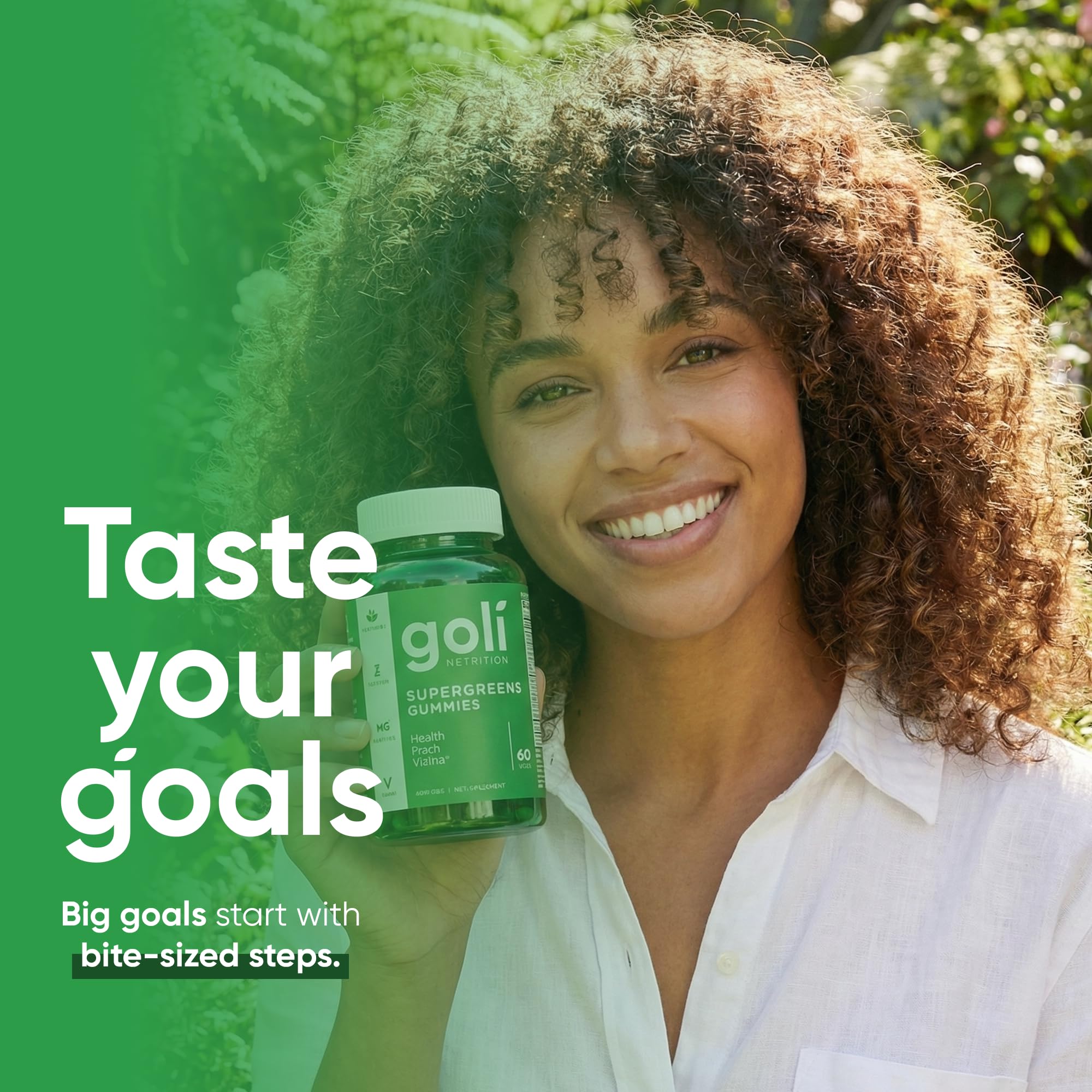 Goli Supergreens probiotiques Bacillus subtilis, équilibre digestif en douceur
