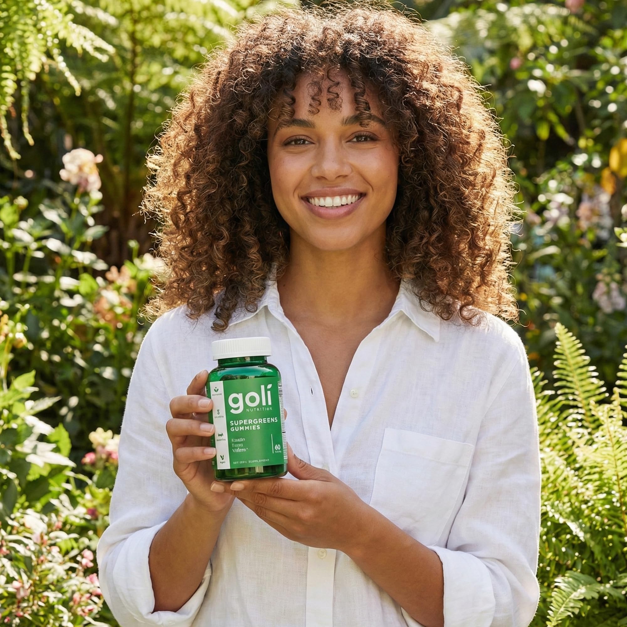 Goli Supergreens texture gélifiée agréable à mâcher