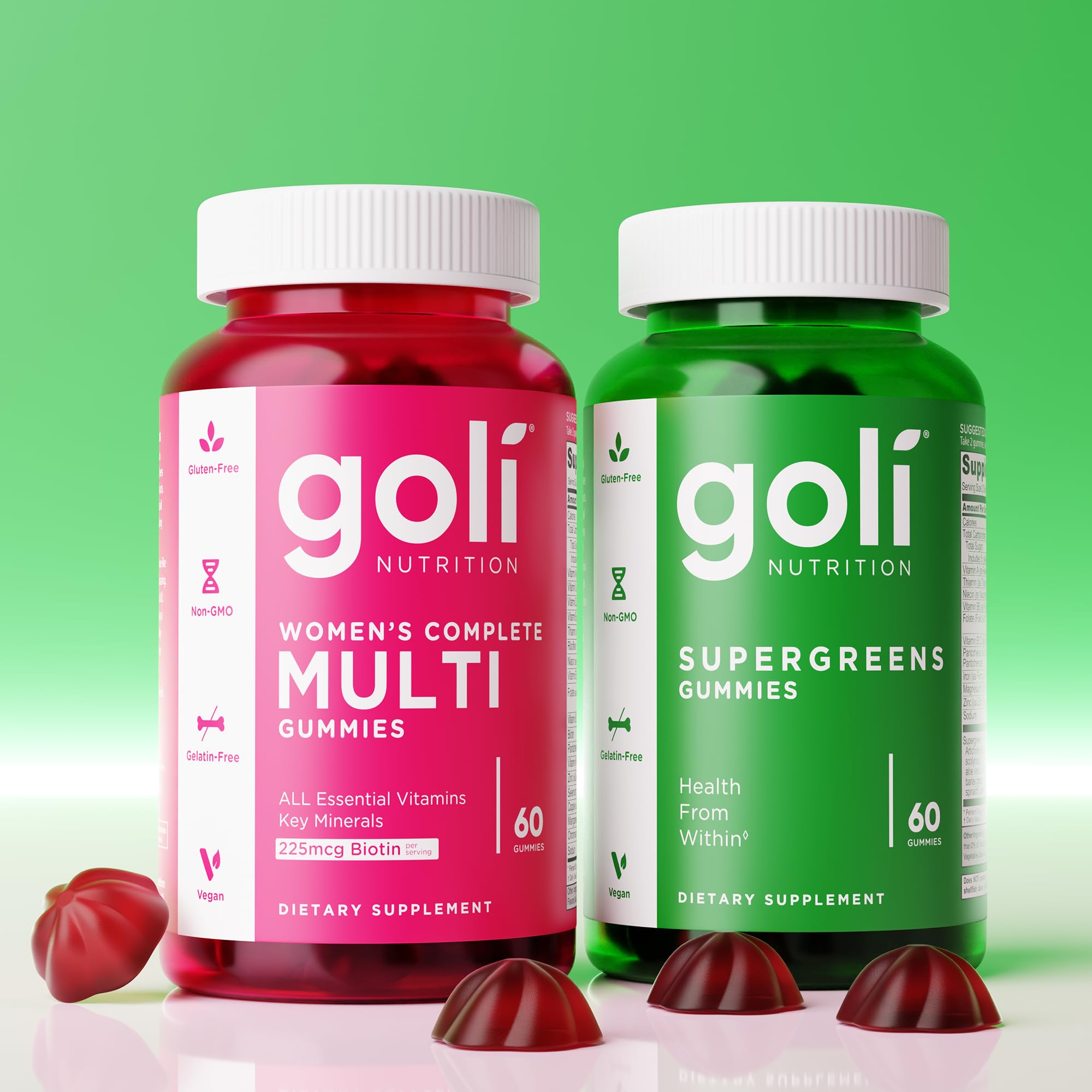 Goli Supergreens emballage pratique pour emporter en déplacement