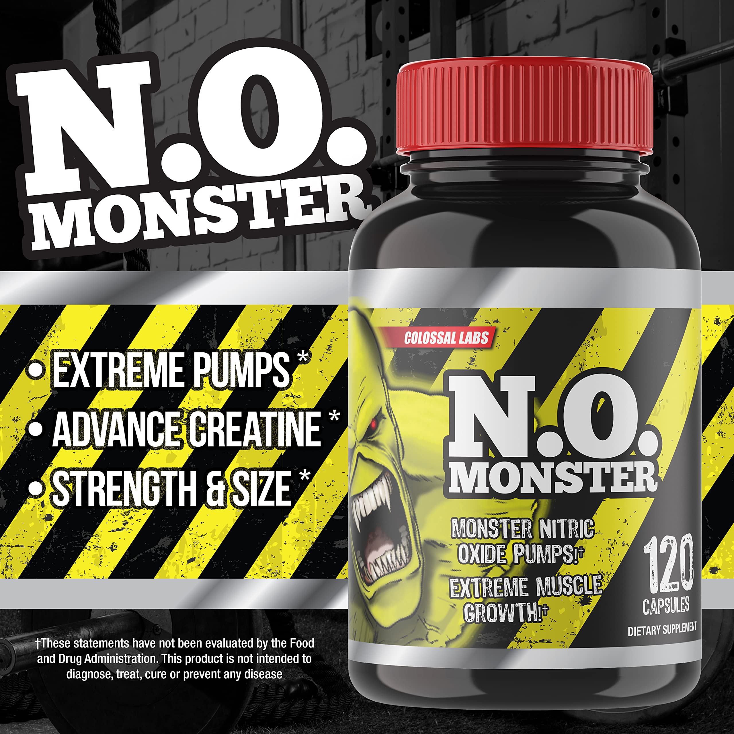 Goliath Labs N.O. Monster – énergie durable pour les séances les plus intenses.