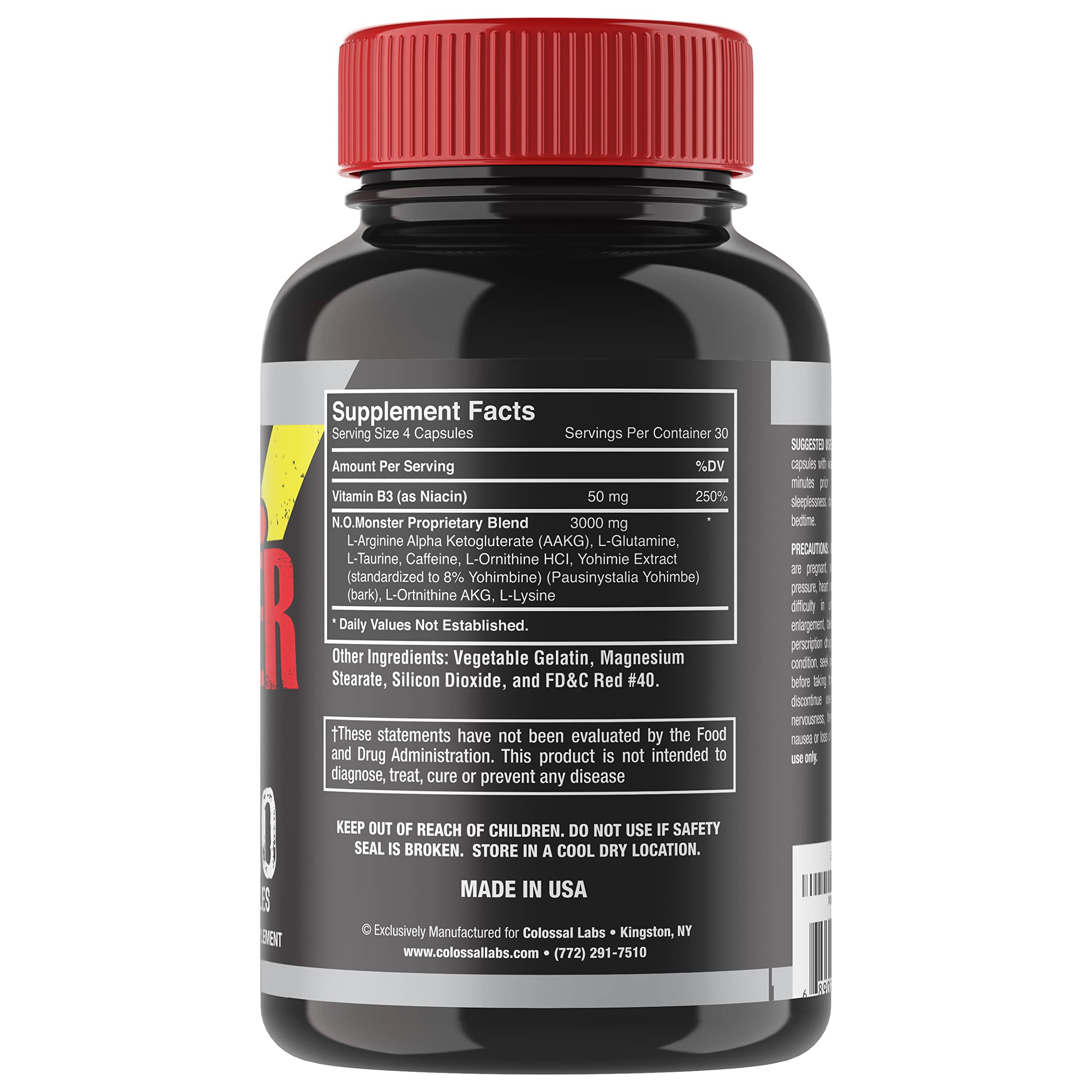 Goliath Labs N.O. Monster – pompes extrêmes grâce à une meilleure circulation musculaire.