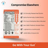 GoLive curcuma et L-glutamine en boisson pratique.
