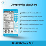 GoLive emballage foil protège les cultures vivantes pour une absorption optimale.
