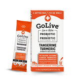 GoLive prébiotique et probiotique orange-tangerine, poudre prête à être mélangée.