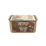 GoMacro MacroBar chocolat sombre et amandes, goût riche et protéines végétales