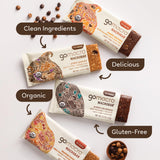 GoMacro MacroBar coco et beurre d'amande chocolat pépites, énergie durable