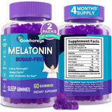 Gomhoreye Mélatonine Gummies 30 mg, bouteille, endormissement naturel et calme.