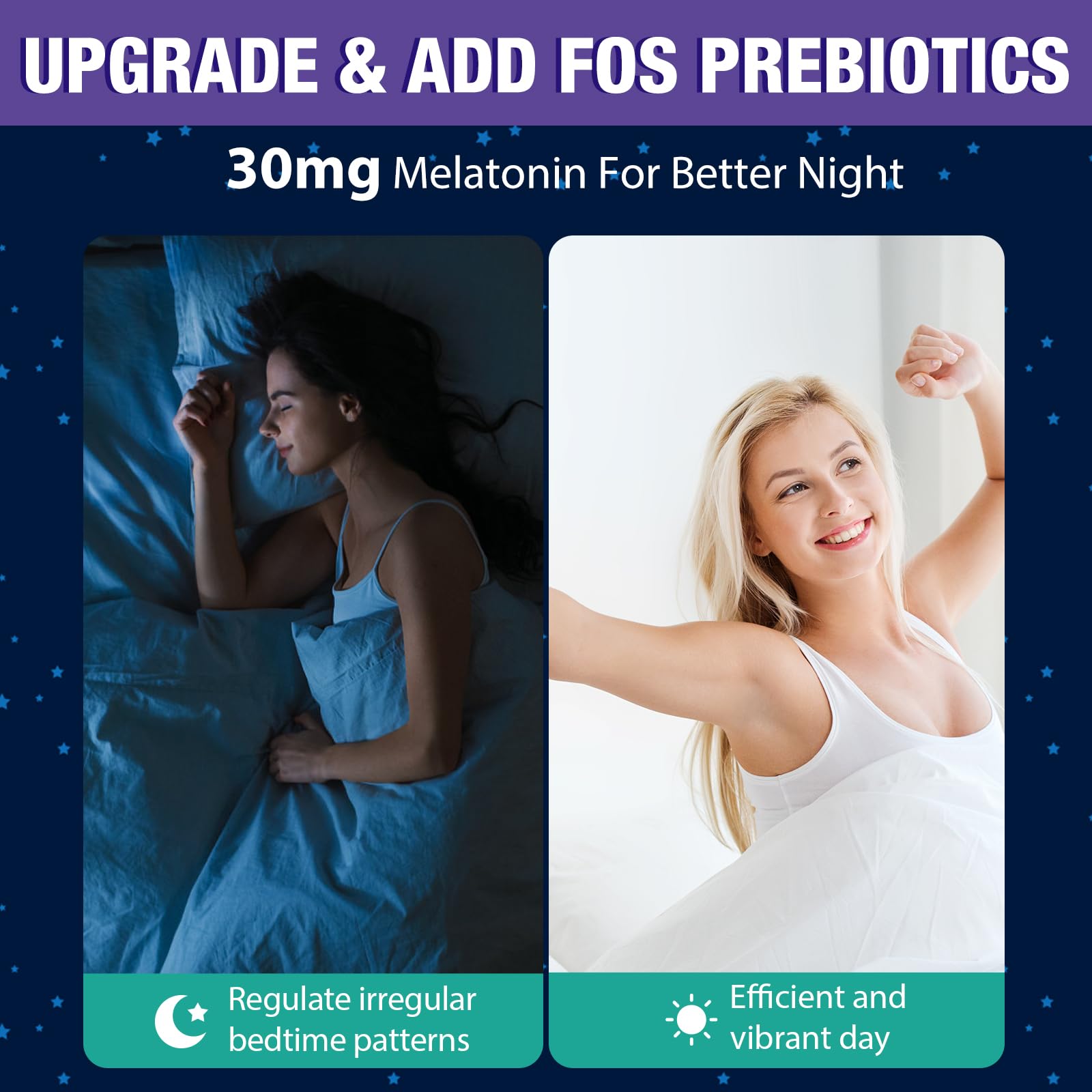 Gomhoreye Mélatonine Gummies 30 mg, format pratique pour déplacement.