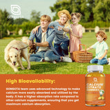 GONGOTA Calcium Citrate Gummies – Sea moss extrait pour minéraux et soutien digeste