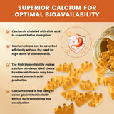 GONGOTA Calcium Citrate Gummies – Utilisation quotidienne facile dans un repas