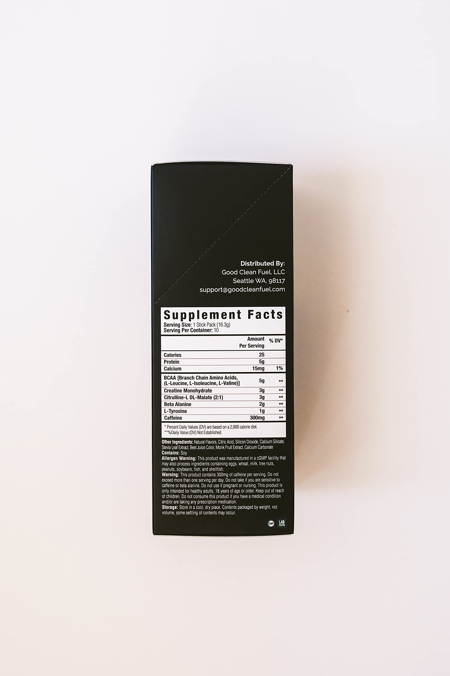 Good Clean Fuel pré-entraînement – dosage sachet, contrôle des apports
