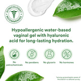 Formule hyaluronique de Good Clean Love Rehydrate pour une hydratation efficace.