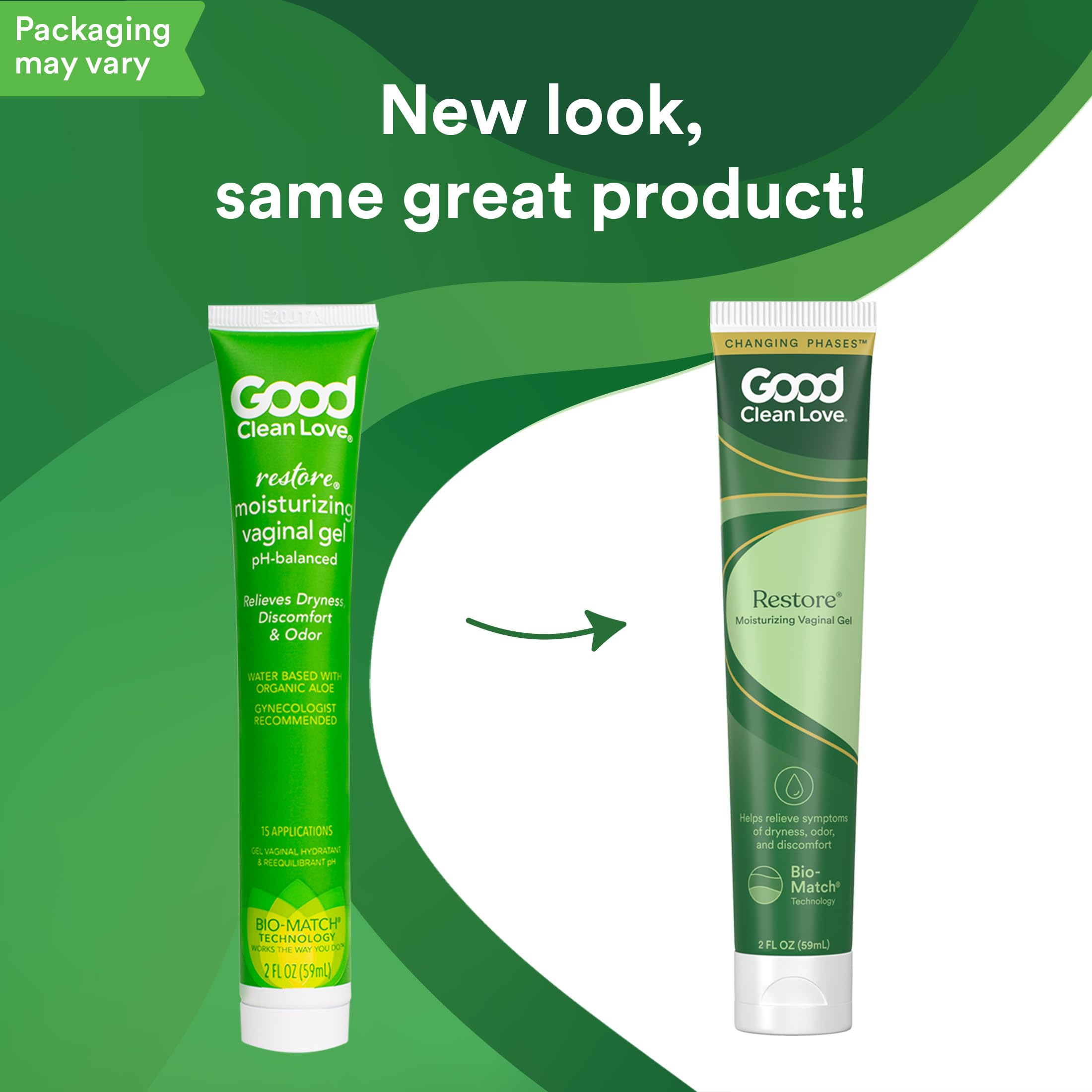 Good Clean Love Restore: utilisation pré ou post-sexe pour confort accru.