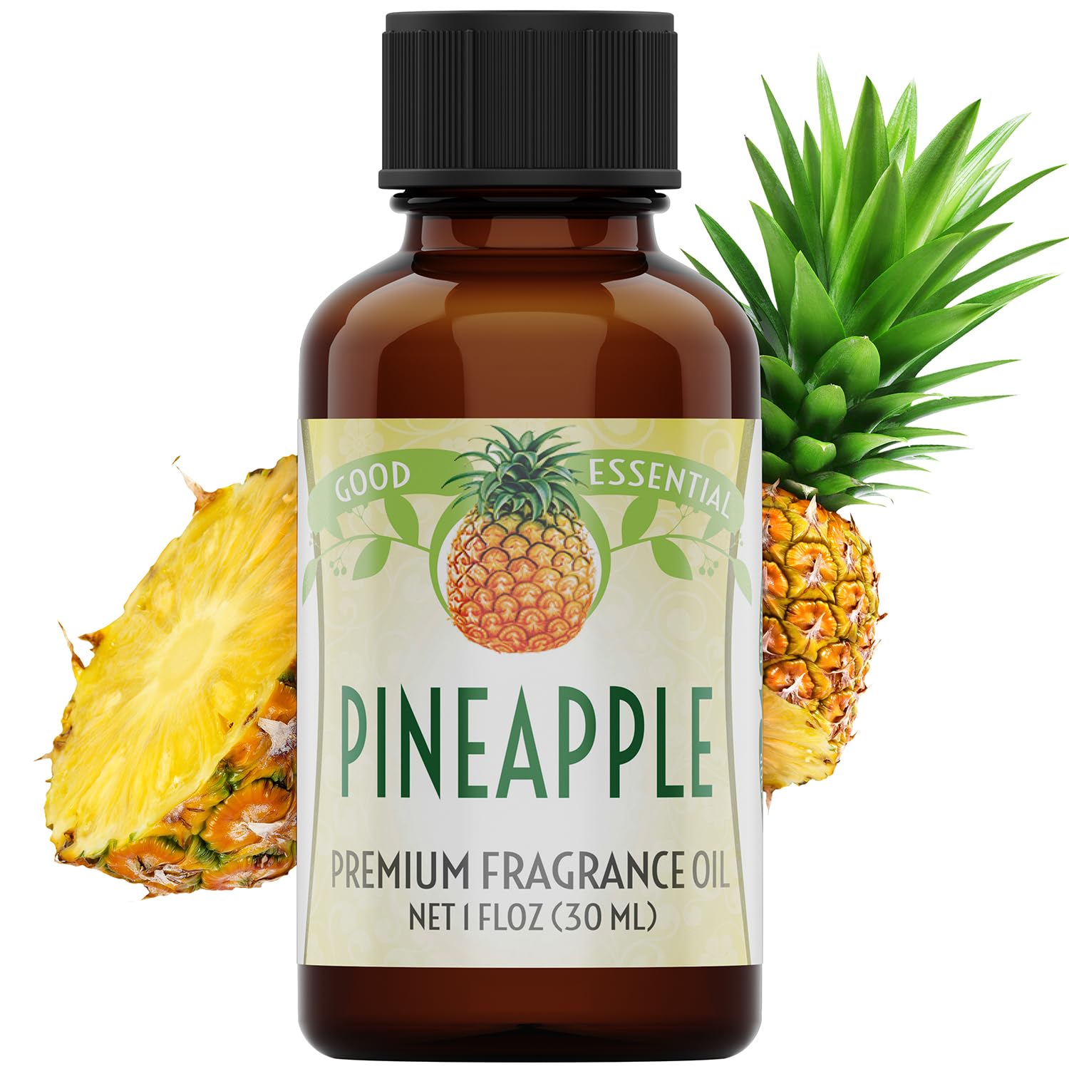 Good Essential Ananas Huile Parfum – Goutteur intégré pour dosage précis.