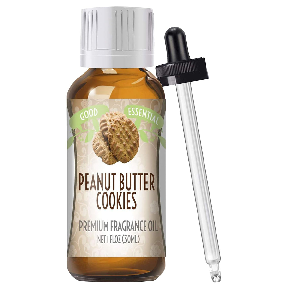 Huile parfumée Good Essential Beurre de cacahuète – flacon ambré, idéale pour diffusion et créations maison