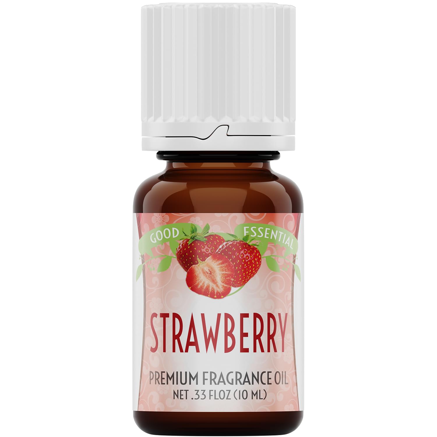 Good Essential Fraise Fragrance Oil: flacon pipette 10 ml pour bougies et diffuseurs.