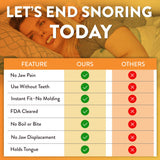 Good Morning Snore Solution: design une pièce facilitant le placement durant la nuit.