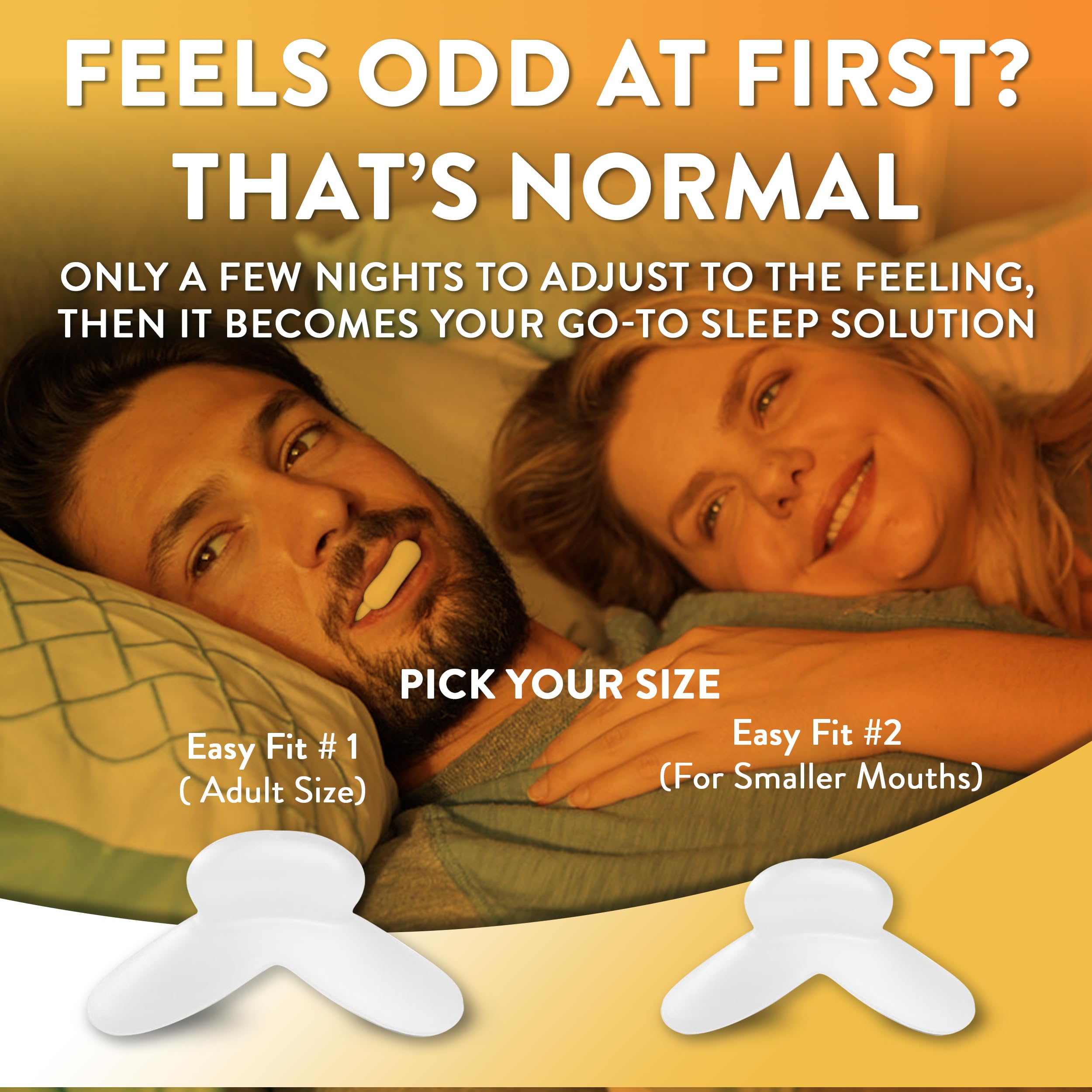Good Morning Snore Solution: utilisation simple et pratique pour le port nocturne.