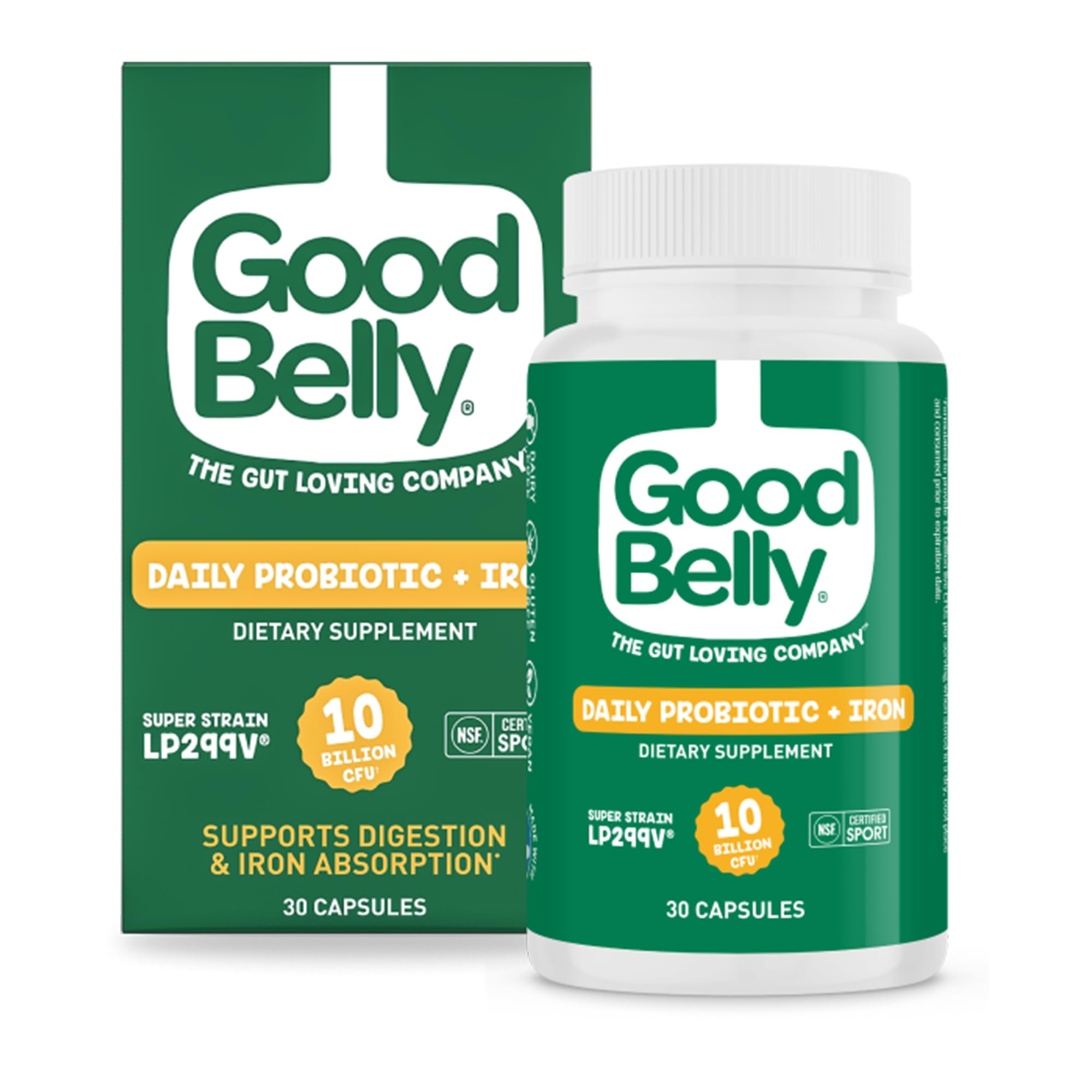 GoodBelly capsules probiotiques pour un équilibre digestif quotidien