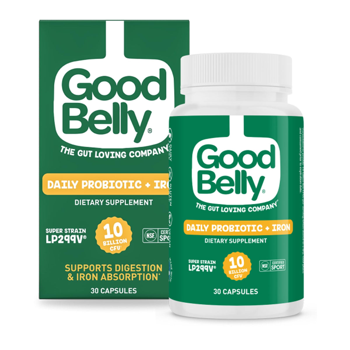 GoodBelly capsules probiotiques pour un équilibre digestif quotidien