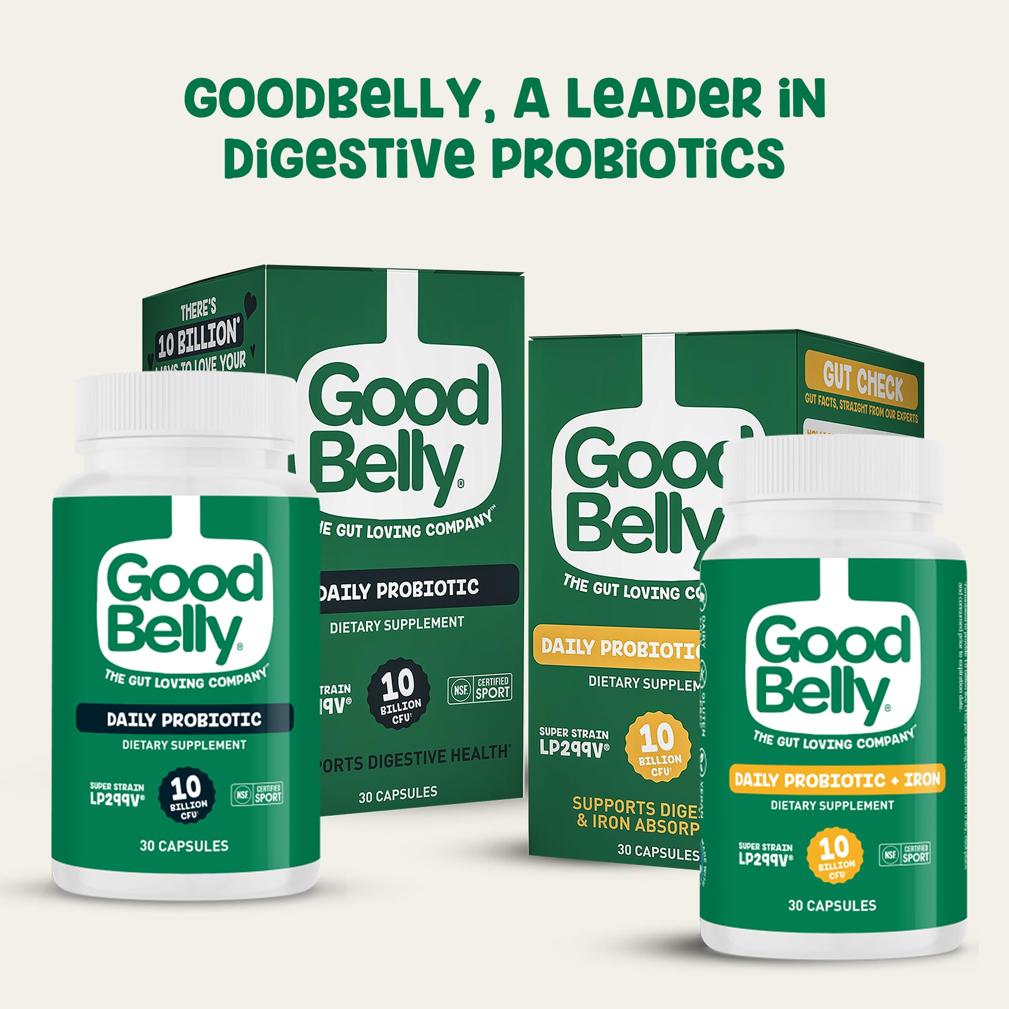 GoodBelly végan sans allergènes pour régimes spécifiques