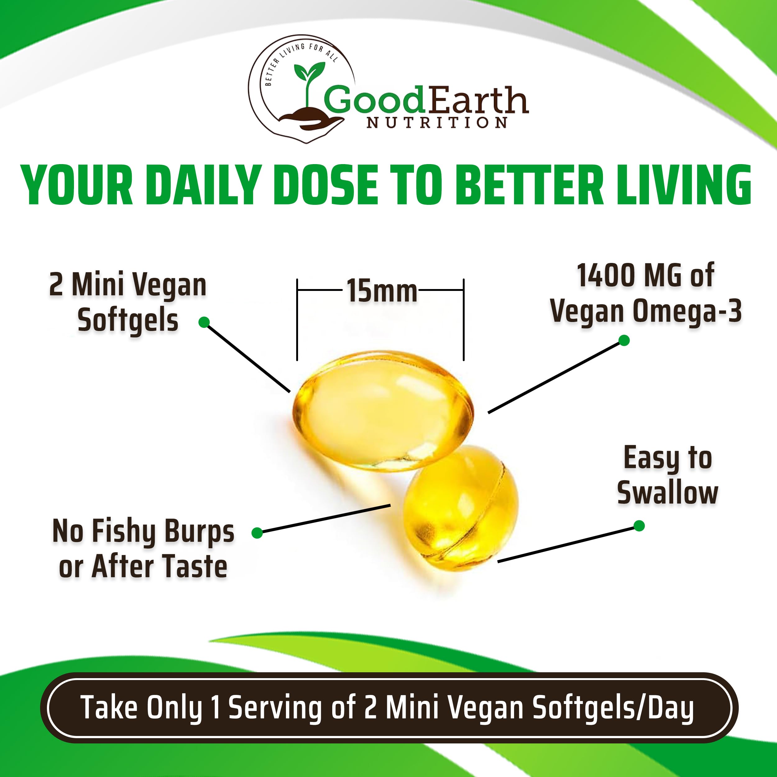 GoodEarth Nutrition: etiquette-produit claire et non-OGM, origine controlee.