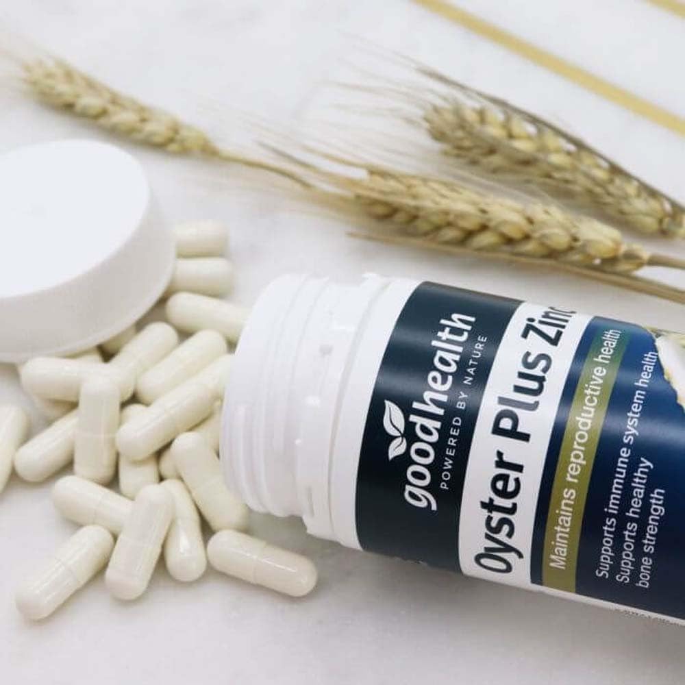 Goodhealth Oyster Plus – prise quotidienne possible pour soutenir énergie et immunité.