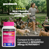 GoodMeds Diphenhydramine 25 mg : emballage clair reflétant la qualité et la sécurité.