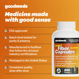 Boîte GoodMeds Psyllium 200 capsules pour une utilisation durable