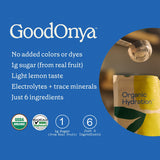 GOODONYA etiquette bio Biochecked, certification biologique et sans glyphosate.