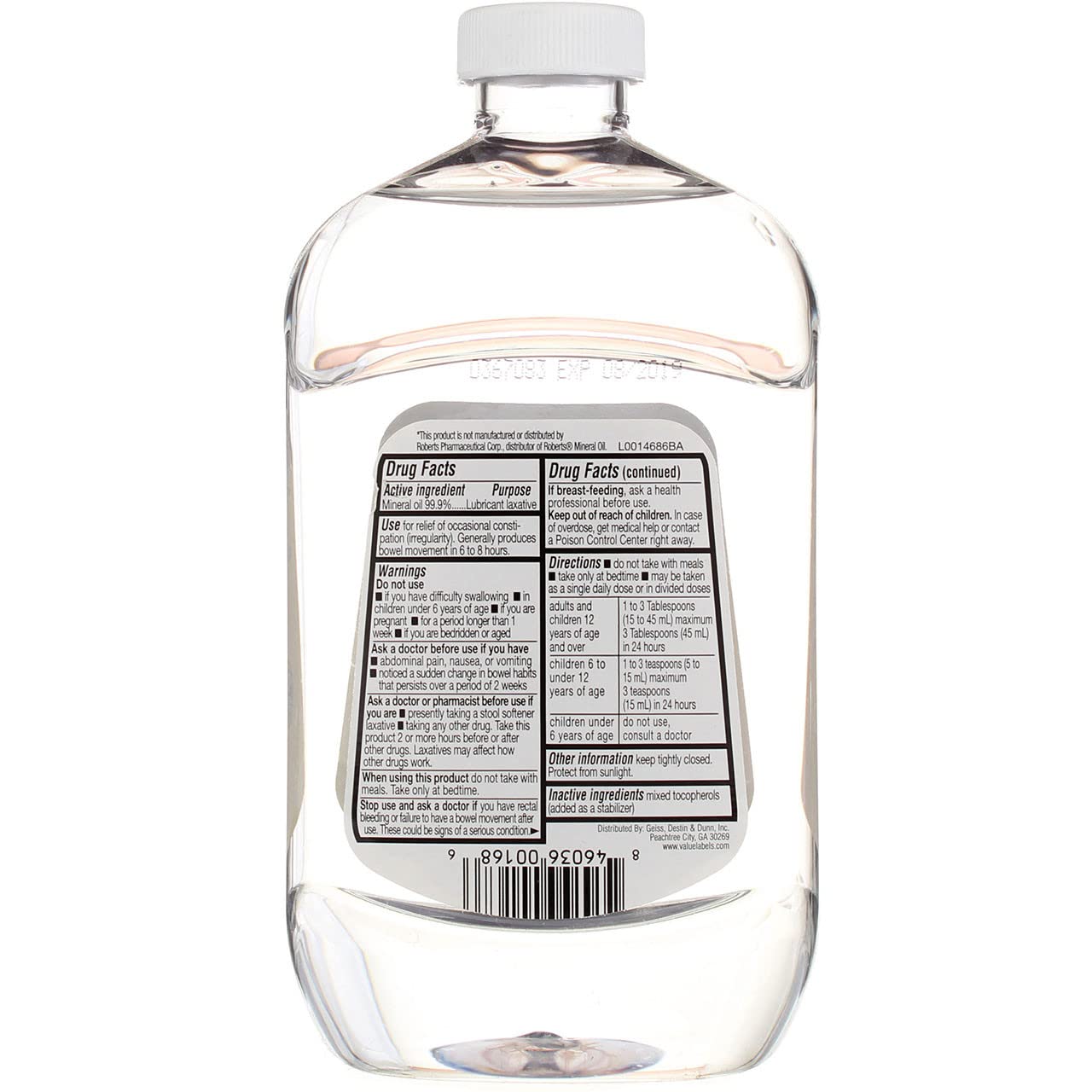 GoodSense huile minérale lubrifiant sur peau – application facile pour hydratation cutanée