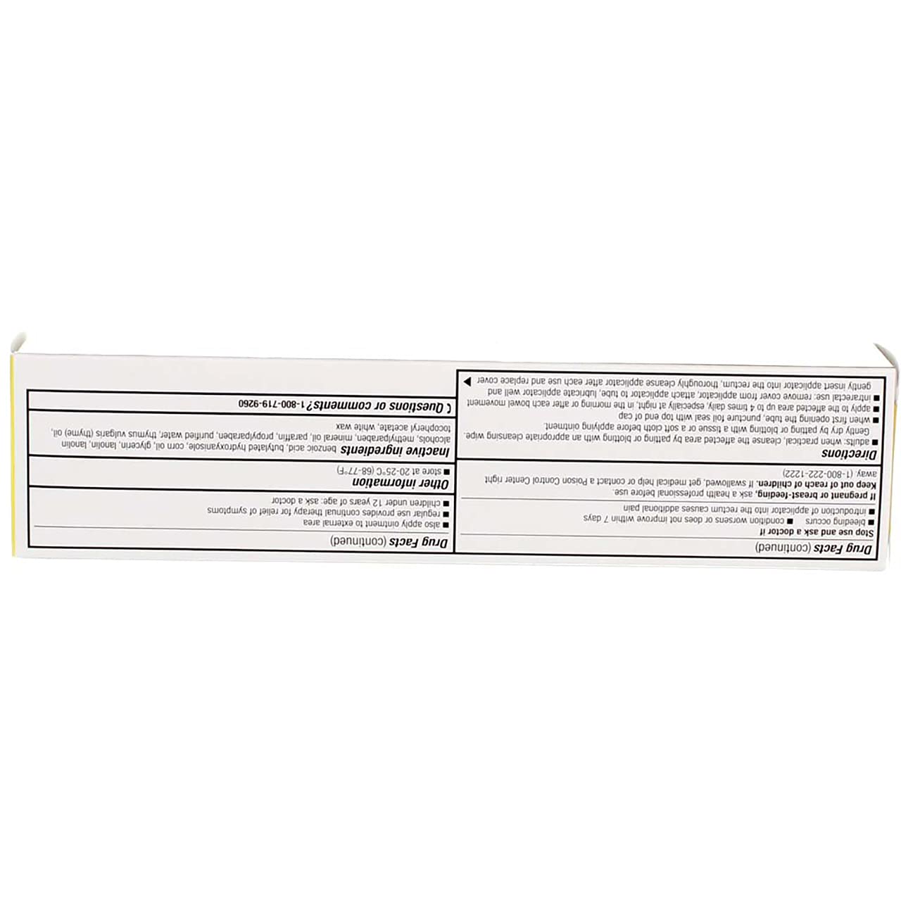 Application près de la zone anale avec GoodSense Pommade Hémorroïdes.