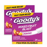 Goody’s Poudre Douleur Fruits Mélangés dans un emballage pratique pour emporter