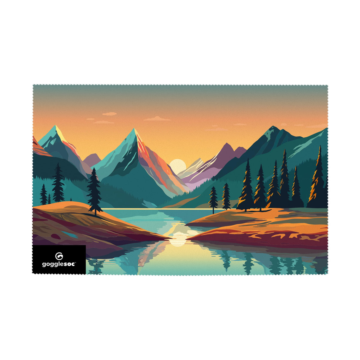 GOGGLESOC Swipeout: chiffon microfibre pour lentilles, nettoyage rapide après sessions de ski
