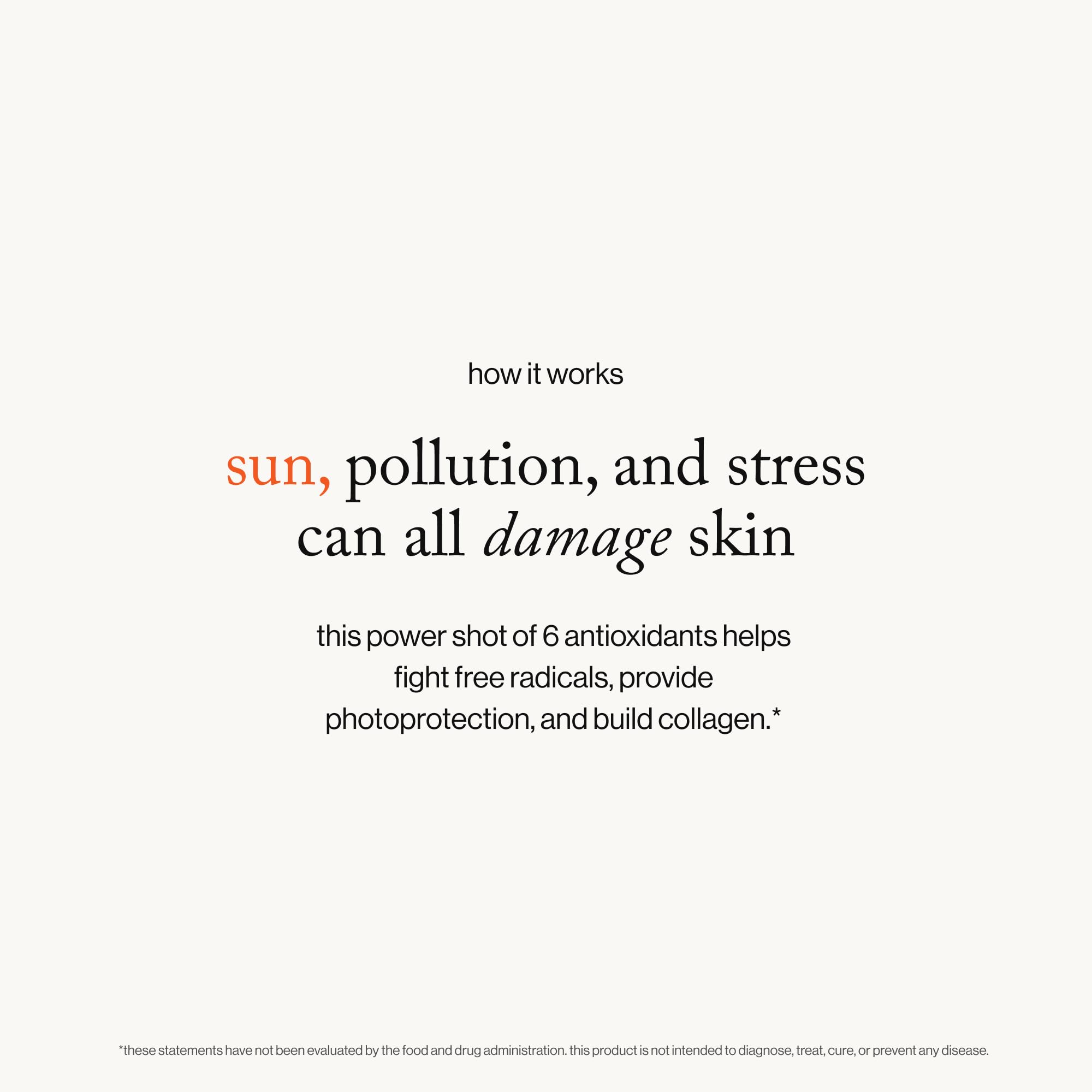 Goop Beauty Mélange Matin pour la Peau : goût orange-verveine, pratique en voyage.