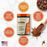 Goorello-melange-smoothie-cacao-noir: ajout facile dans smoothie quotidien.
