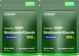 Gorani NAD900mg capsules dans la bouteille, soutien potentiel d'énergie quotidienne.