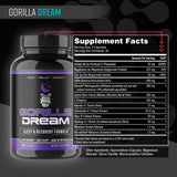 Gorilla Mind Dream : capsules-sommeil visibles comme rituel nocturne pour favoriser le calme.