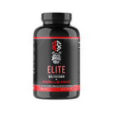 Gorilla Mind Elite Multivitamine - bouteille visible montrant le paquet pour un usage quotidien.