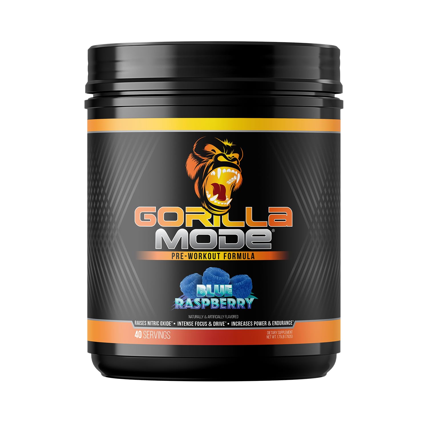 Gorilla Mind Gorilla Mode Pré-entraînement: pompes massives et endurance accrue.
