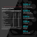 Gorilla Mind Pre-Workout, cafeine-detonation, énergie et concentration accrues pendant l’effort.