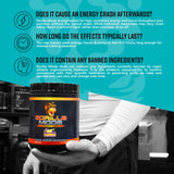 Gorilla Mind Pre-Workout, creatine-tyrosine-dosage, soutien la force et la motivation.