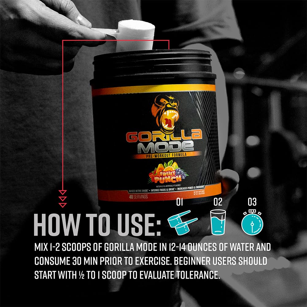 Gorilla Mind Pre-Workout, hydroprime-formulation, favorise l’hydratation et les performances.