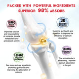 GORNVB Gommes Calcium Citrate avec probiotiques, 30 milliards, pour digestion.