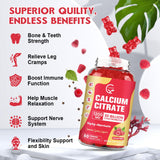 GORNVB Gommes Calcium Citrate sans OGM et vegan.