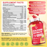 GORNVB Gommes Calcium Citrate texture moelleuse, facile à mâcher.