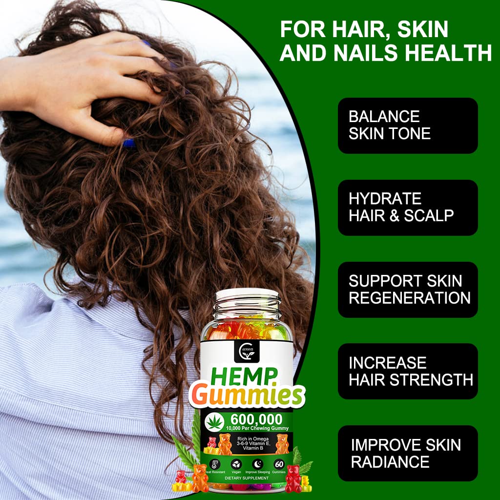 GORNVB Gummies chanvre haute puissance – infusion d’huile de chanvre pour saveur riche.