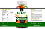 GORNVB Gummies chanvre haute puissance – symbole vegan et mode de consommation.