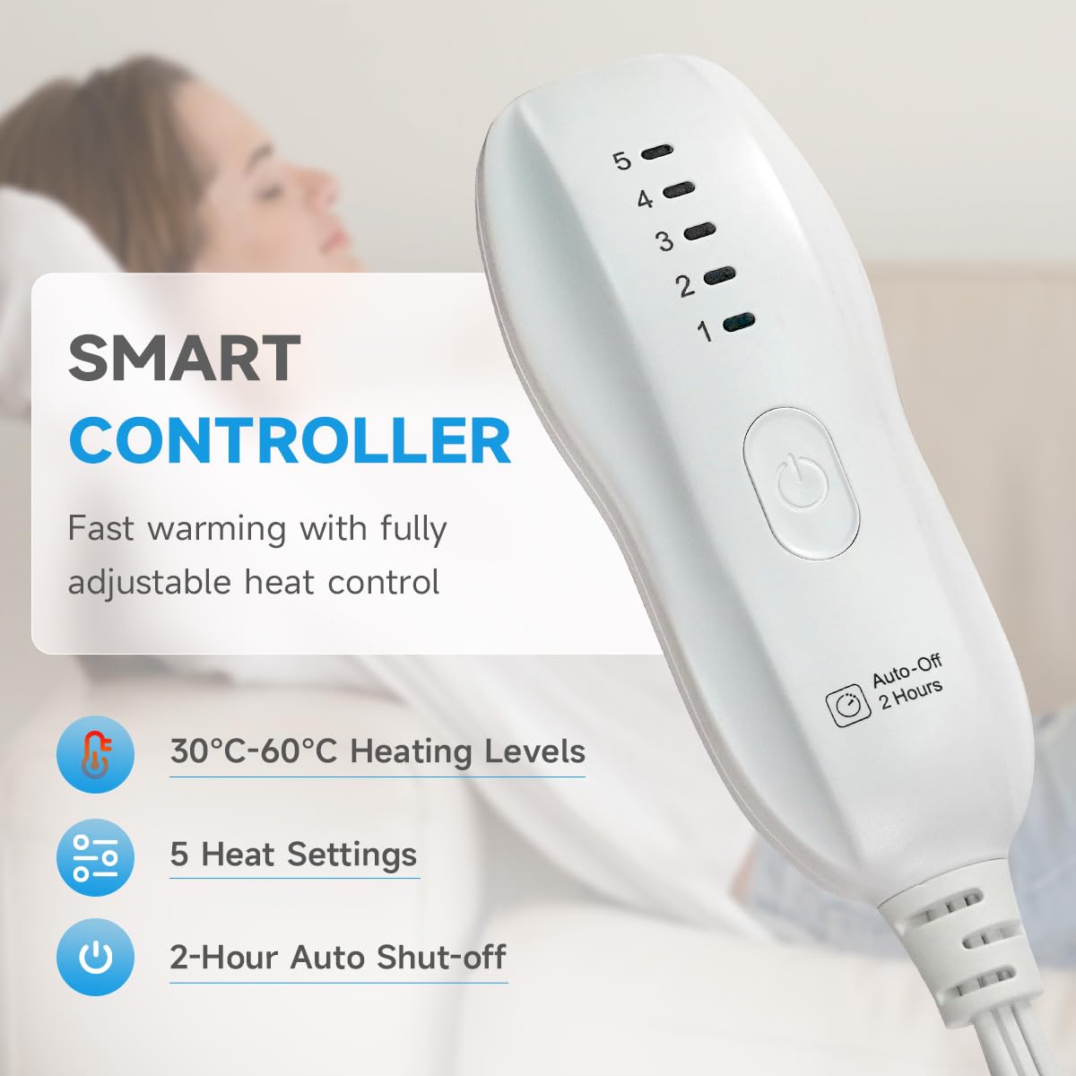 GOTCOZY arrêt automatique 2H: sécurité et sommeil paisible