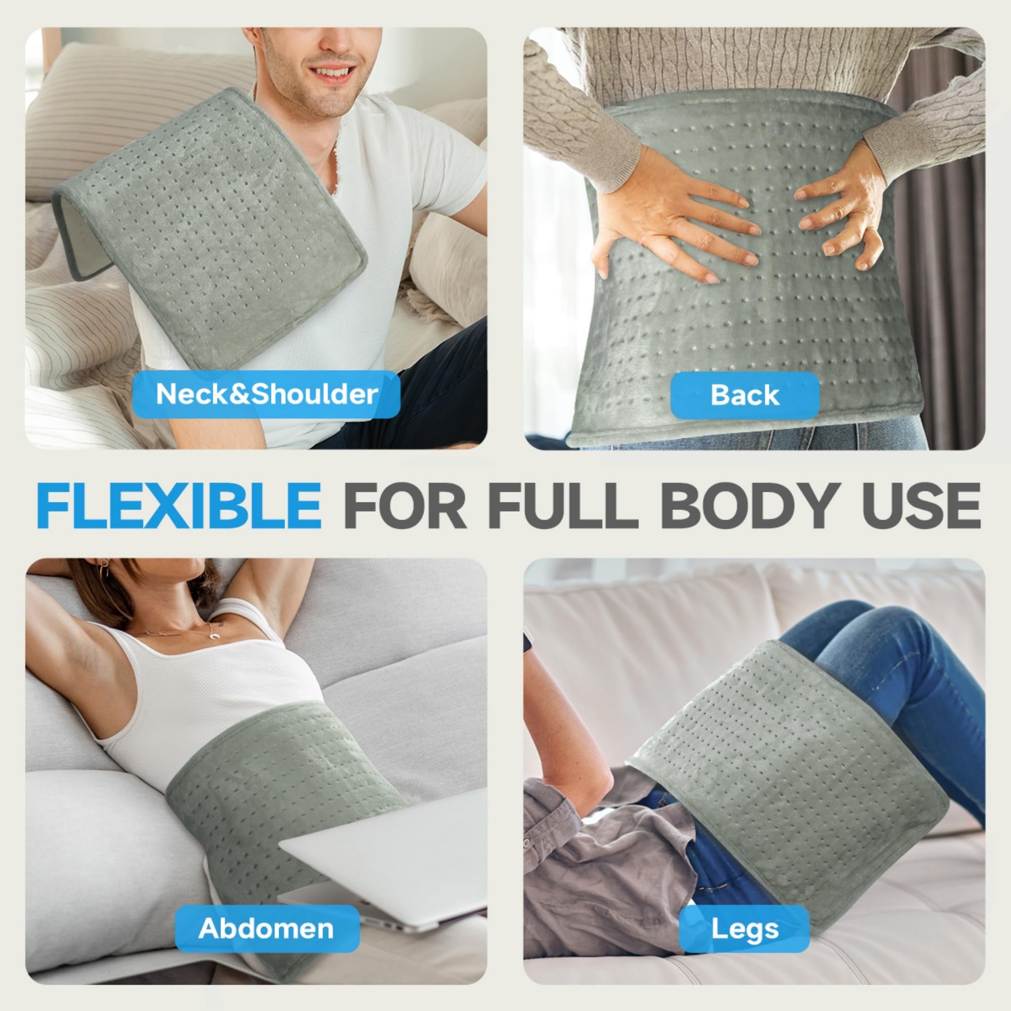 Contrôleur numérique GOTCOZY avec 5 niveaux de chaleur.